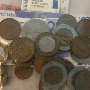 Toys -Coins and notes euros smoby
